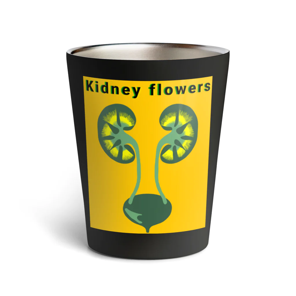 momolove のKidney flowers Thermo Tumbler