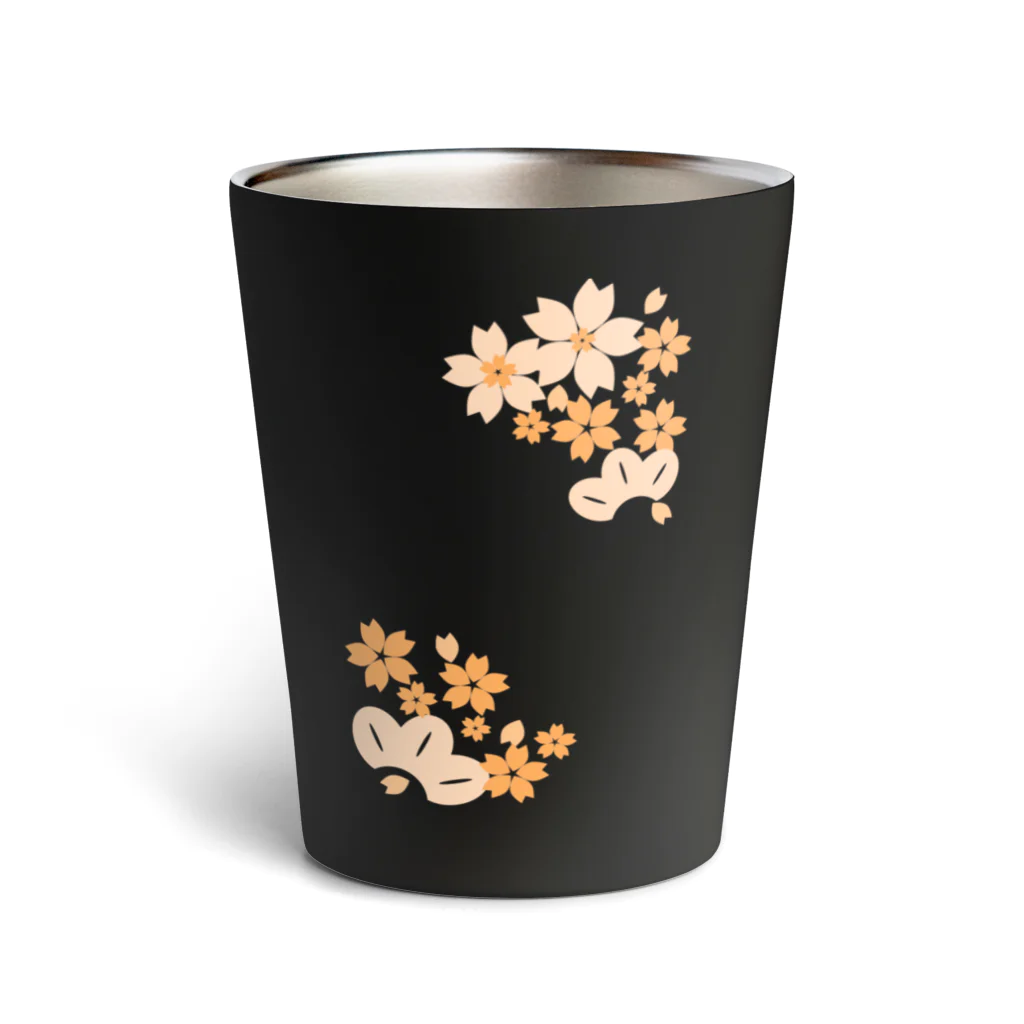 HonNeの桜松R（オレンジ） Thermo Tumbler