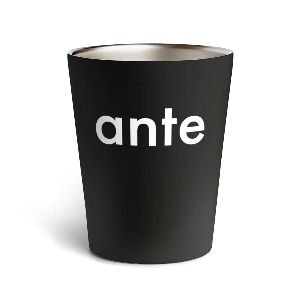 ante_MERCH_MARKETのante logo サーモタンブラー Thermo Tumbler