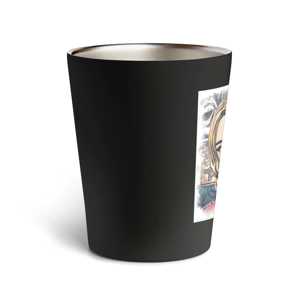 【ホラー専門店】ジルショップのアメリカン女性 Thermo Tumbler