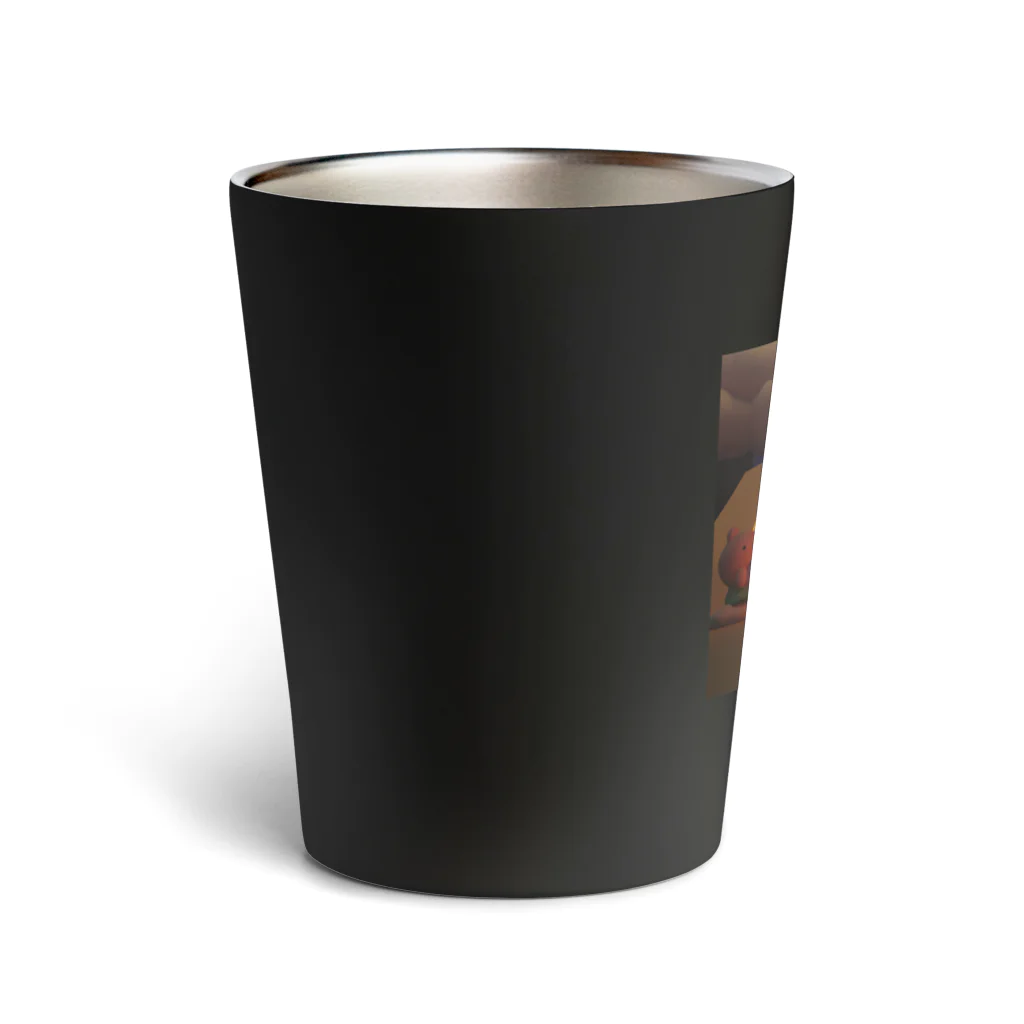 miniyuasa character storeの焼き芋を焼くぷくしゅん Thermo Tumbler