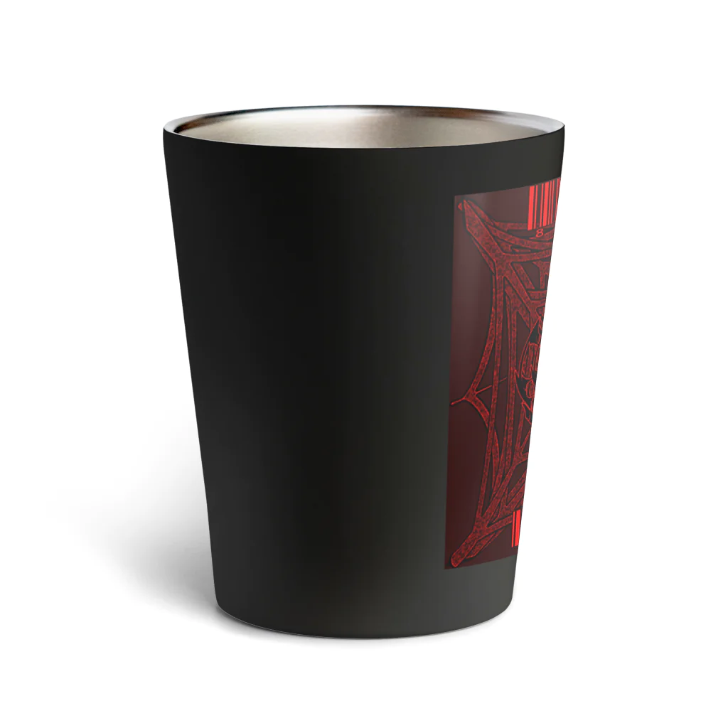 Ａ’ｚｗｏｒｋＳの8-EYES SPIDER RED Thermo Tumbler