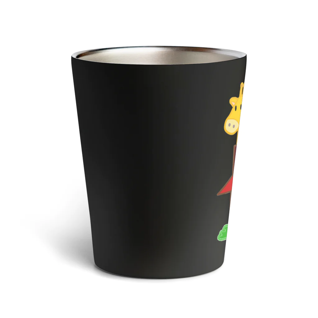 ウチのMEIGENやさんのこっそりキリン飼ってます（文字ありver.） Thermo Tumbler