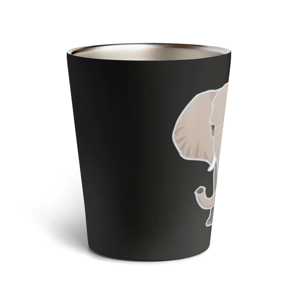 LalaHangeulのアフリカゾウさん Thermo Tumbler