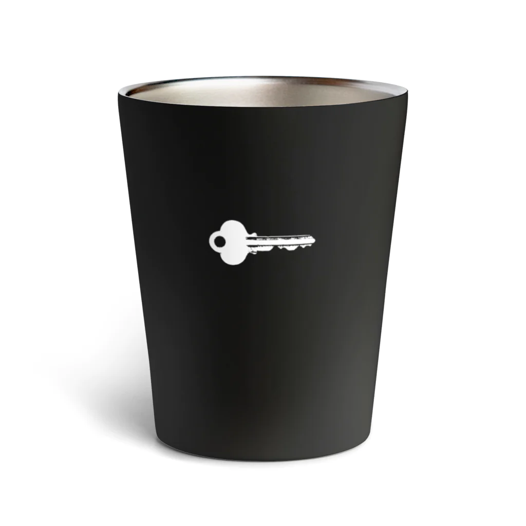 ヴゥクレのVousclé 白字（反対側はロゴマーク） Thermo Tumbler