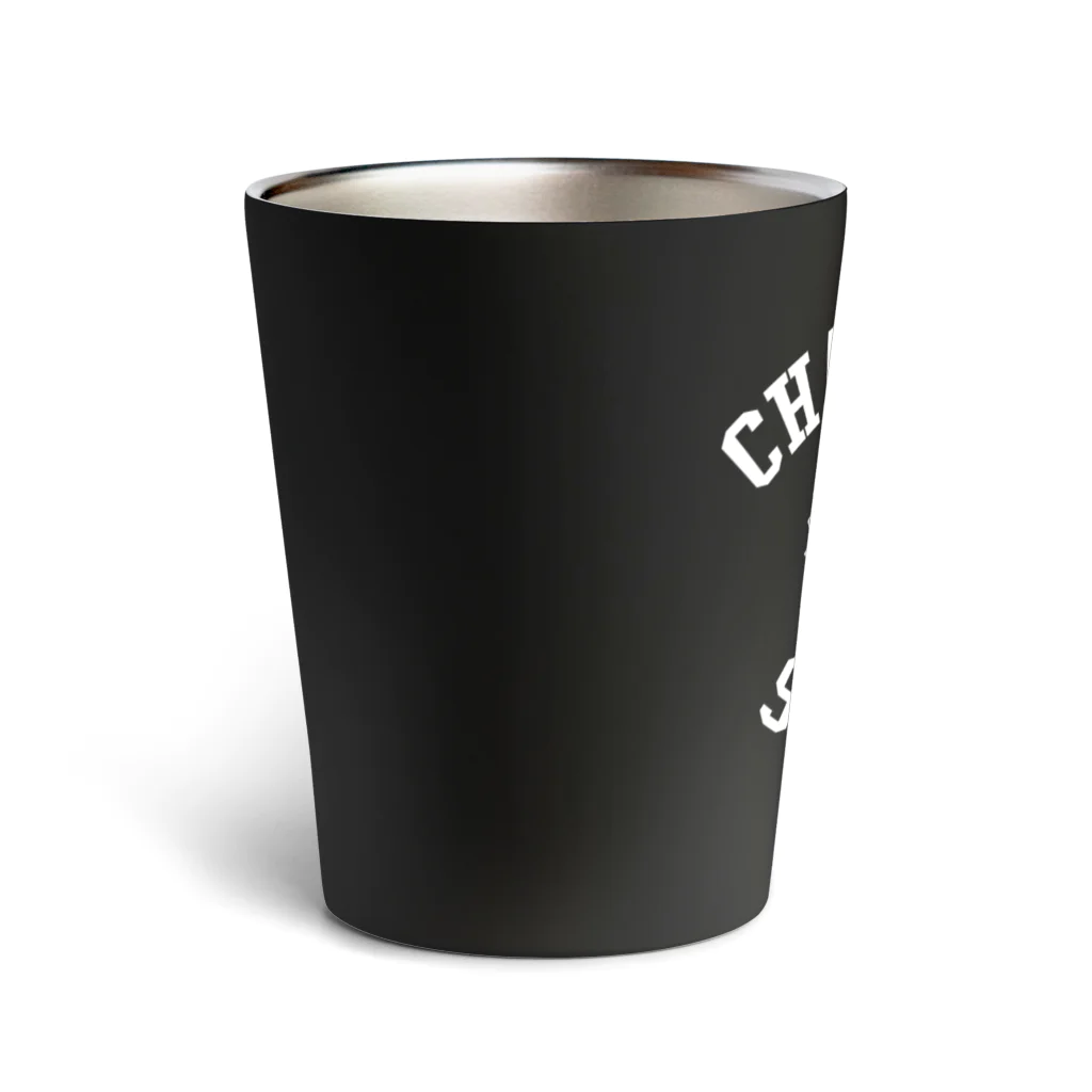 LEELA 〜 official shop 〜のCHAMPLE SPIRIT 〈ホワイトプリント〉 Thermo Tumbler