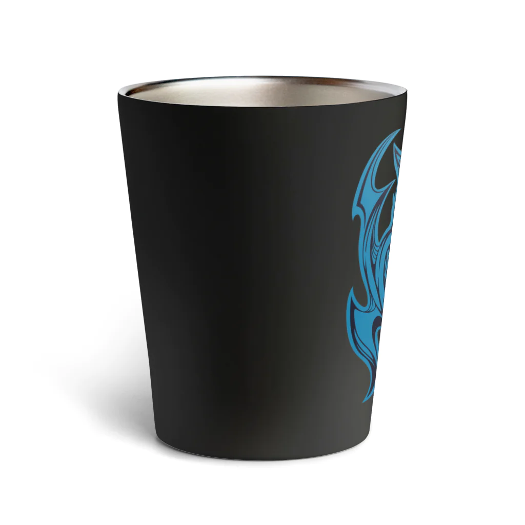 Tribal 70 Designのミミズク（フクロウ）② Thermo Tumbler