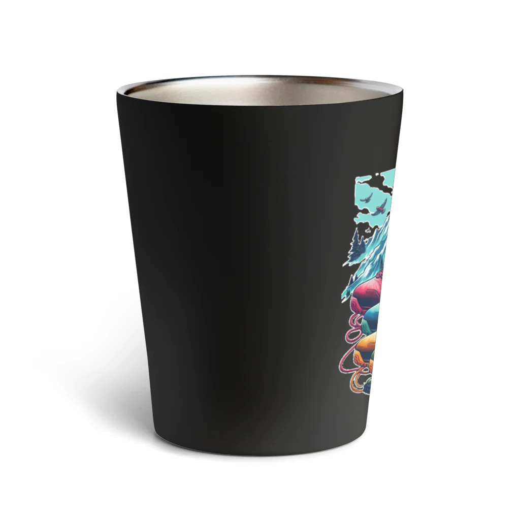 Forêt de Renardsの山の相棒 Thermo Tumbler