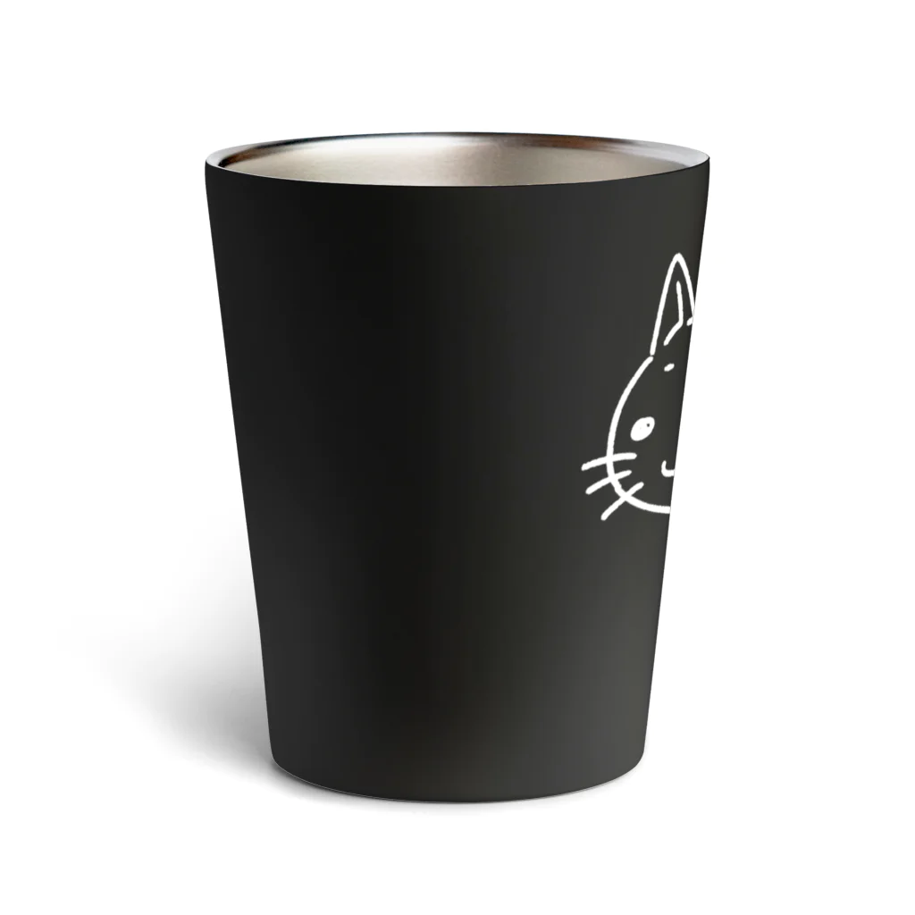 Riotoのにゃーん　（白線） Thermo Tumbler