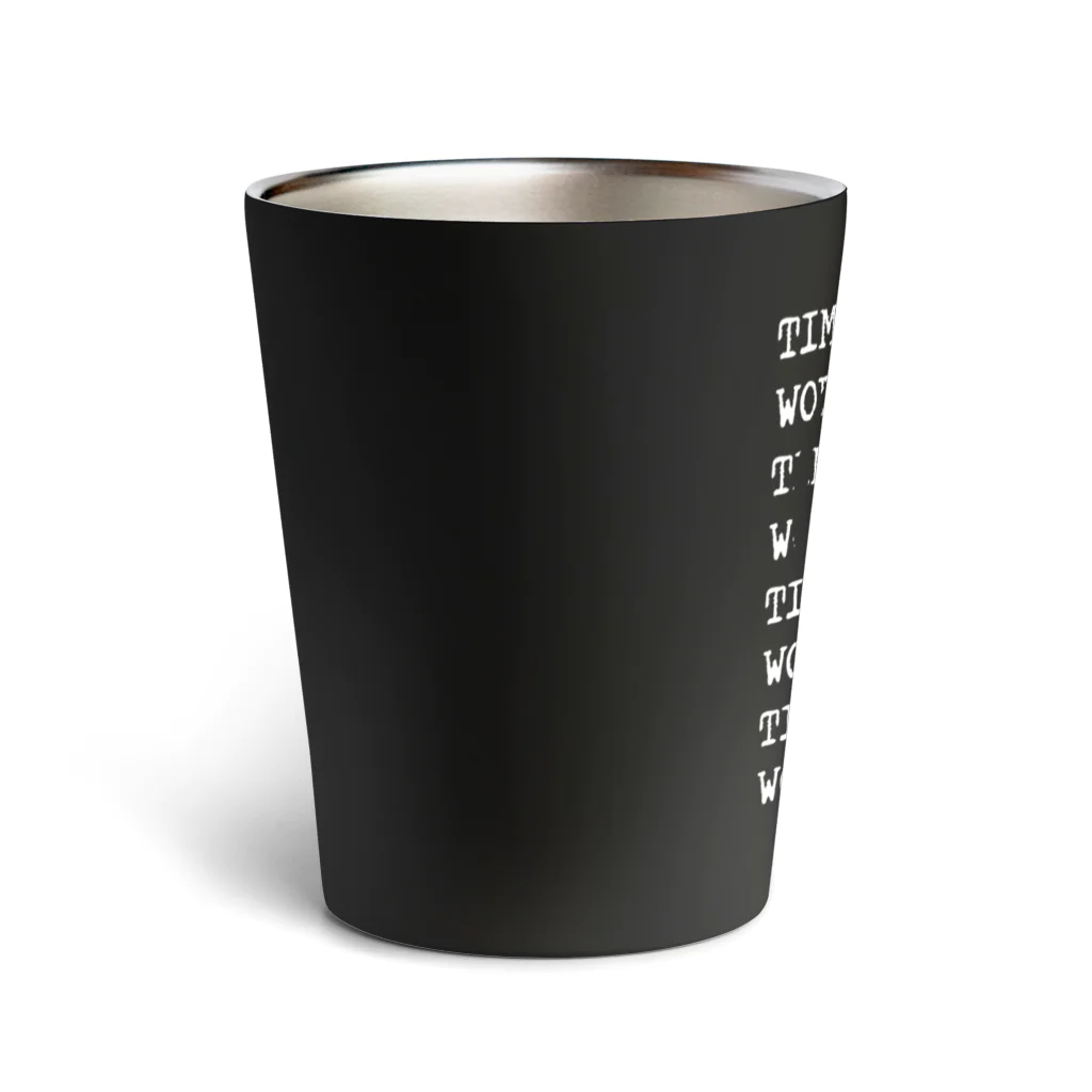Bootleg BustersのTIME IS DEAD（三日月） Thermo Tumbler