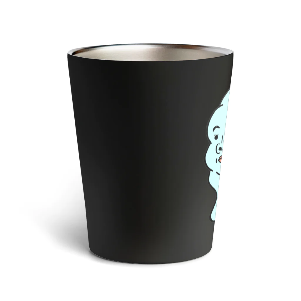 右手リアンうめもと公式のハゲに抵抗する生き物 Thermo Tumbler