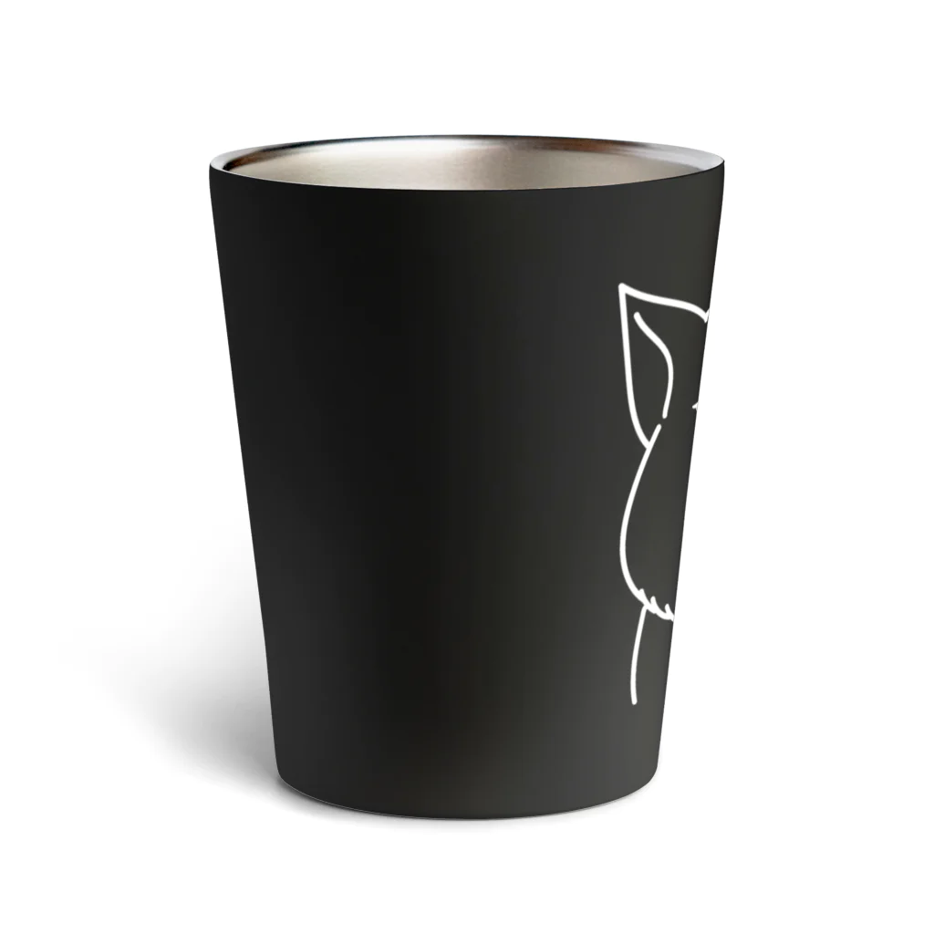 フカツ マリエのチベットスナギツネ　白 Thermo Tumbler