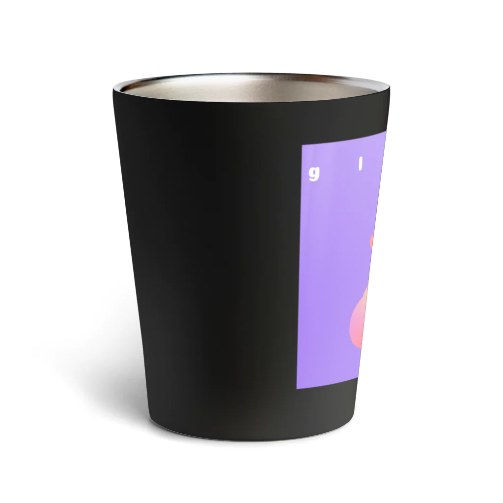 リリラレのスパンコール😑ふきげん Thermo Tumbler