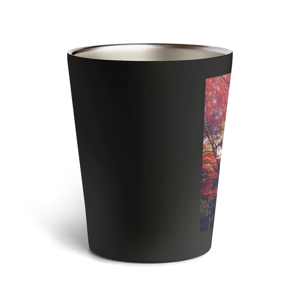 そらいろもようのアカトミドリ Thermo Tumbler