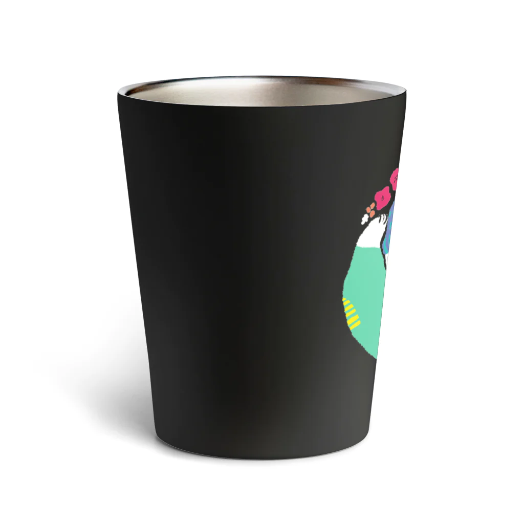 mya-mya=MIYA JUNKO's shop 02のクマとクマでぐるぐる Thermo Tumbler