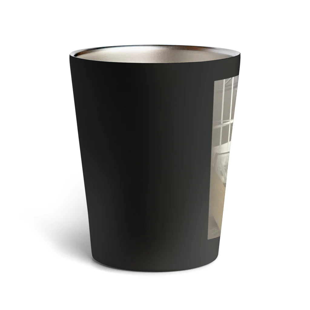 黄色クチバシピヨピヨクラブのボタンインコのポルカ Thermo Tumbler