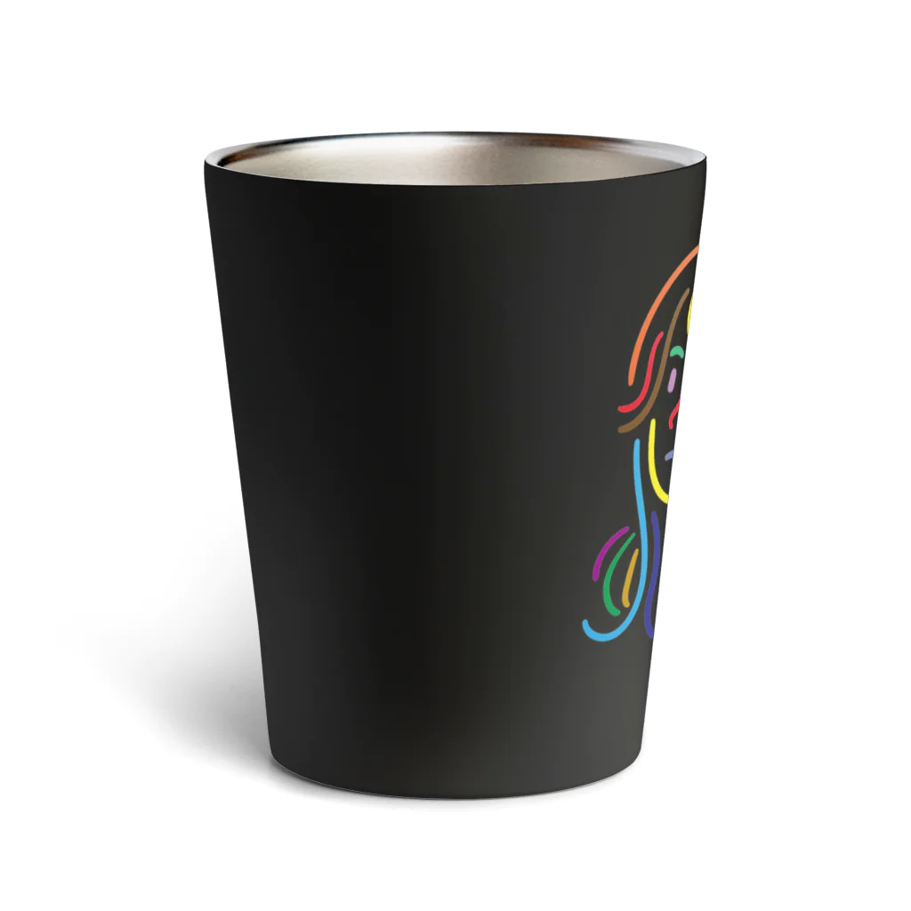 ことり屋のカラフルな女性 Thermo Tumbler