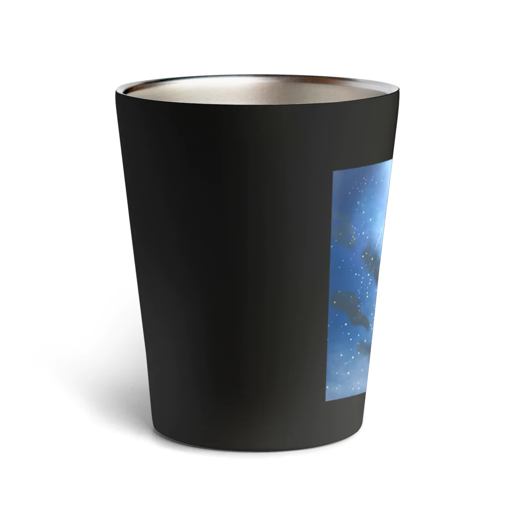 ちびらいふ。の夜空オーロラ Thermo Tumbler