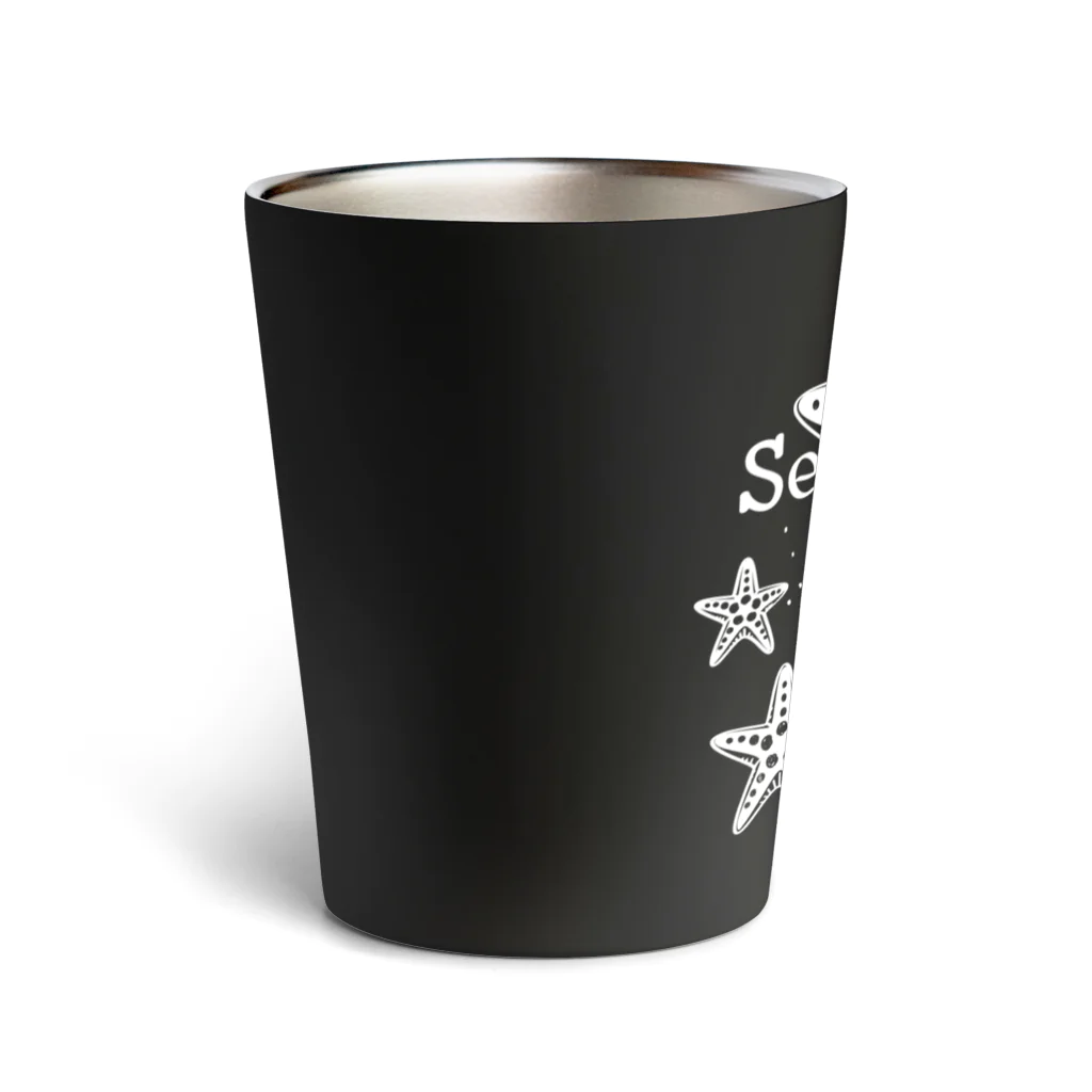 イラスト MONYAAT のバックプリント Welcome!ヒトデ*B Thermo Tumbler
