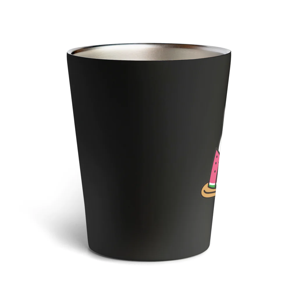 DECORの気づかいのできるネコ　スイカver. Thermo Tumbler