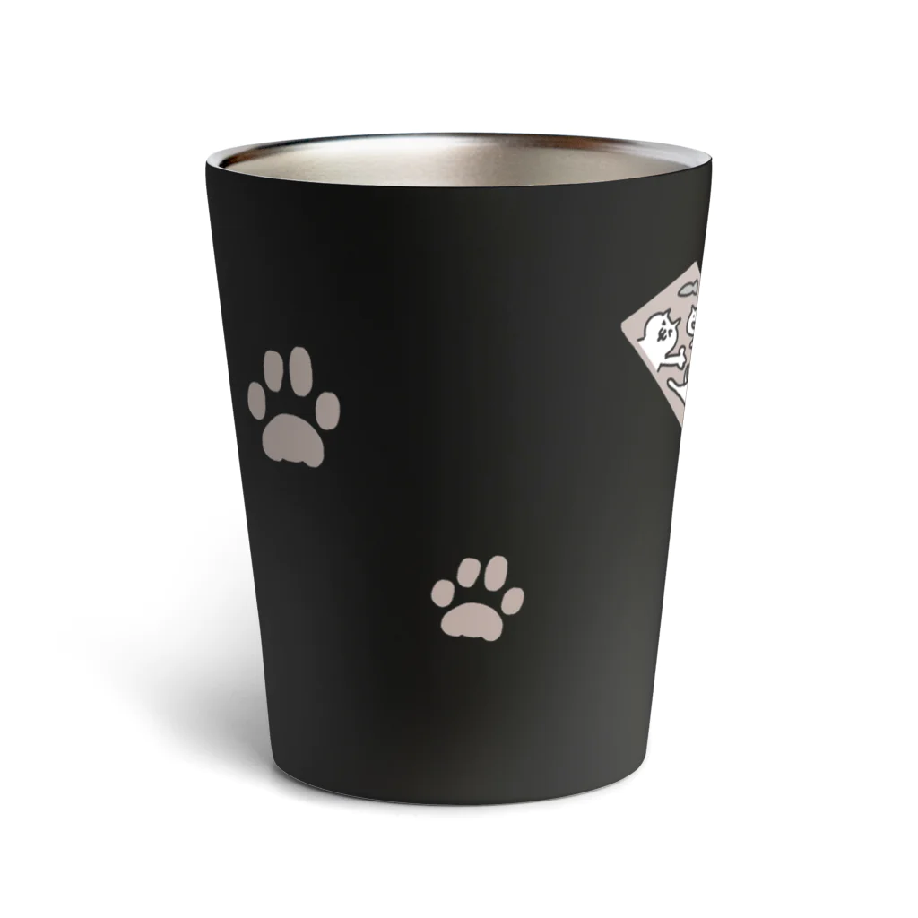 けちゃっぷごはんのお店のアルファベットねこ（Y） Thermo Tumbler