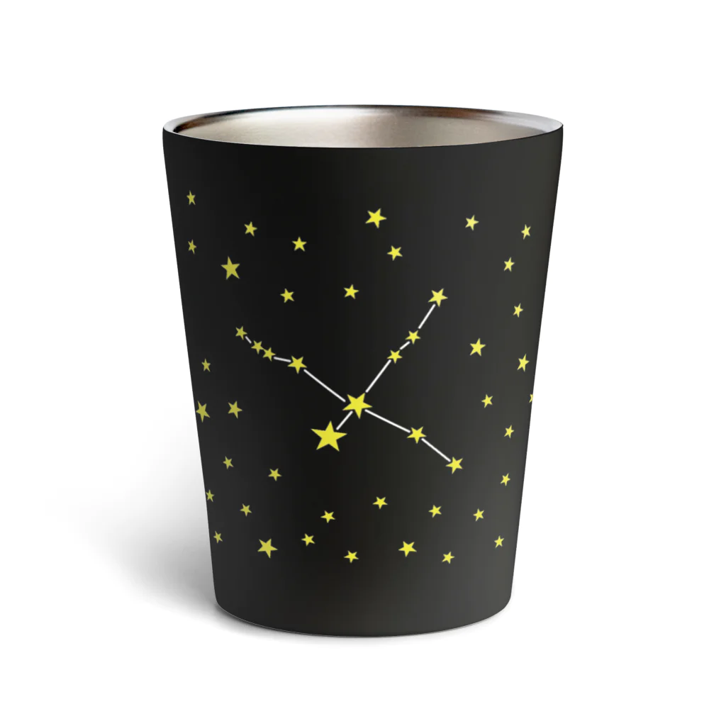 冷蔵庫からウーパールーパーの夏の夜空[黄] Thermo Tumbler