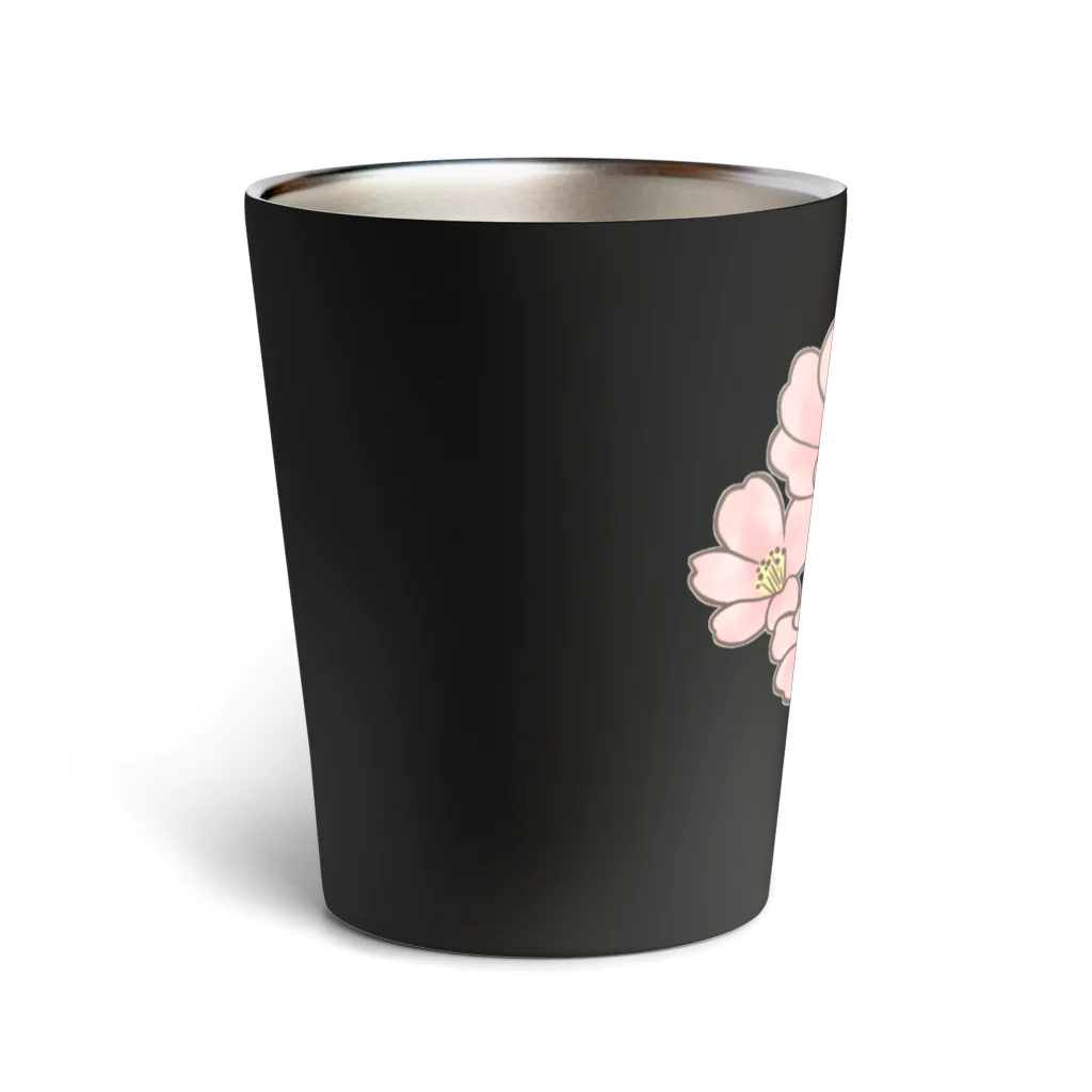 Cagelam(かげらむ)のメンダコさんと桜。 Thermo Tumbler