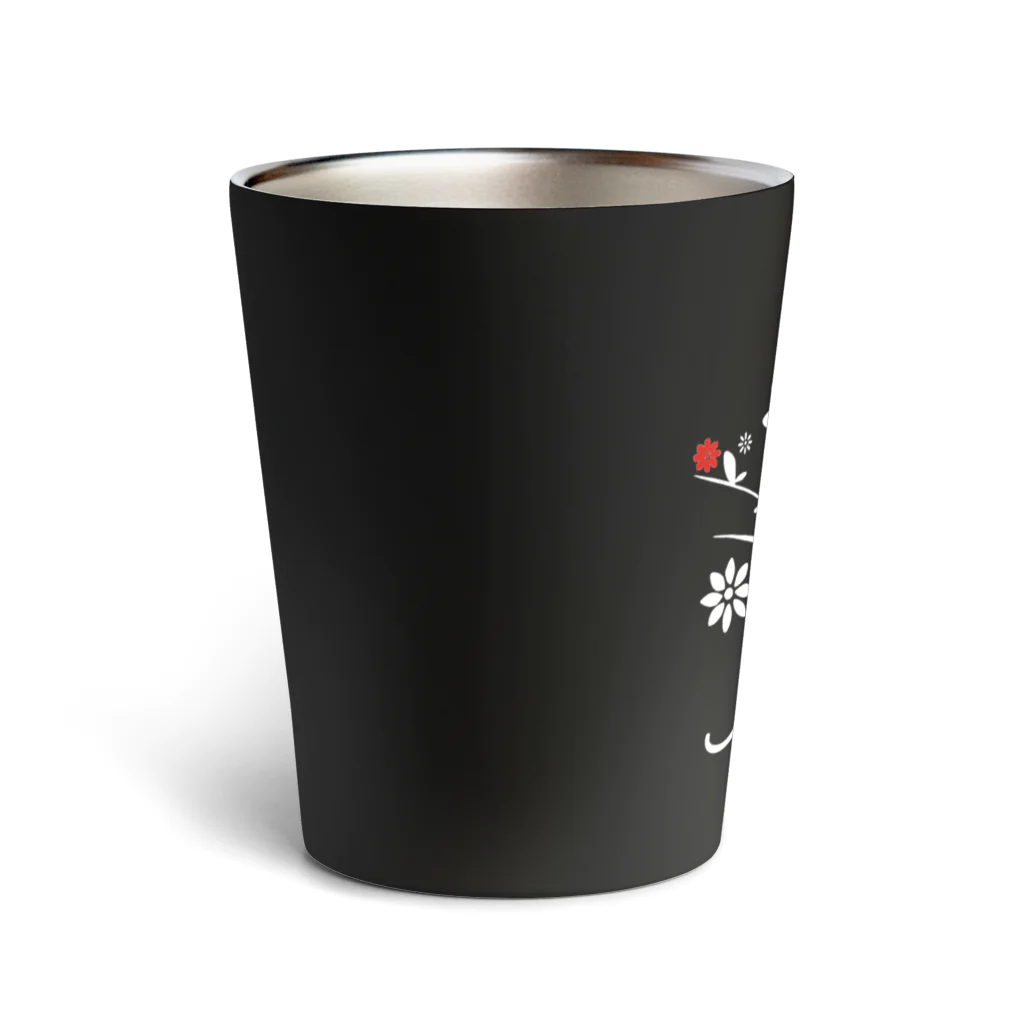 MegSan's free design🌷の花咲く Thermo Tumbler