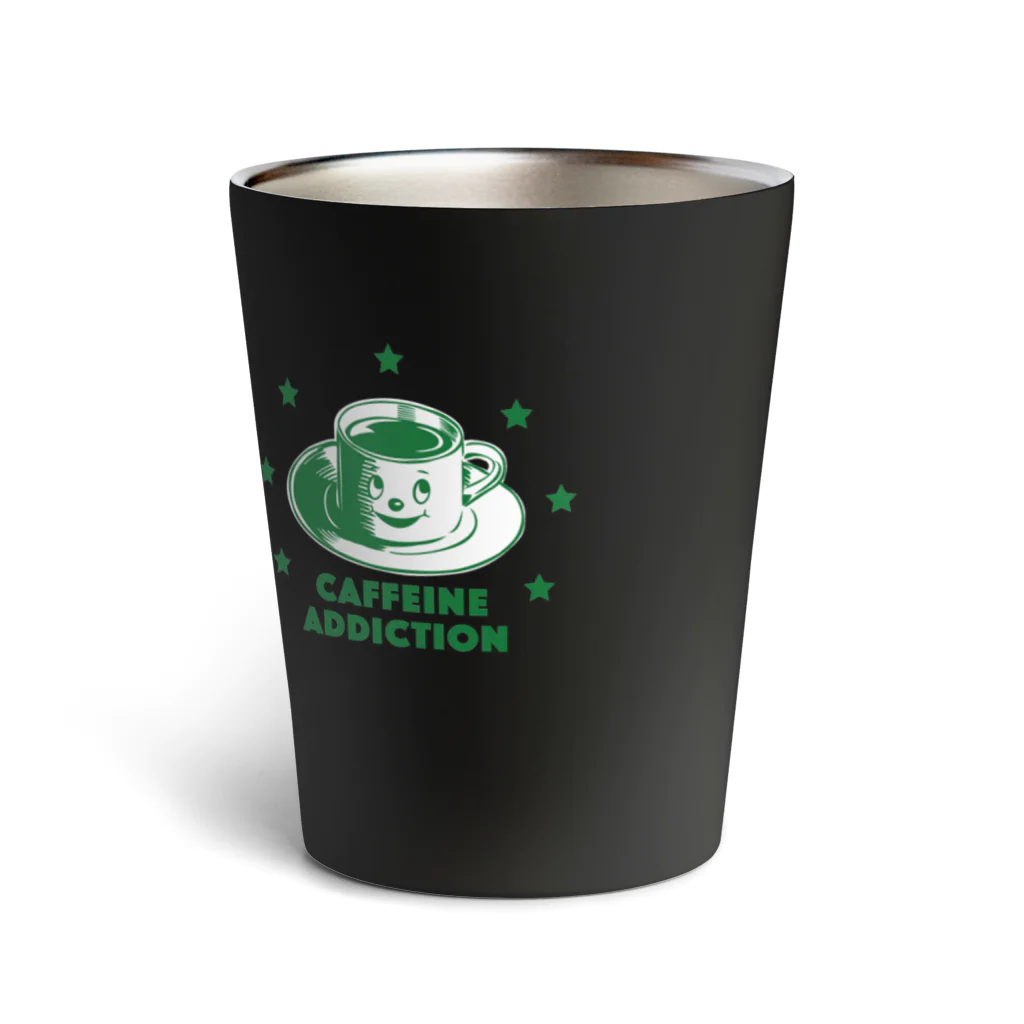 LONESOME TYPE ススのCAFFEINE ADDICTION (GREEN) Thermo Tumbler