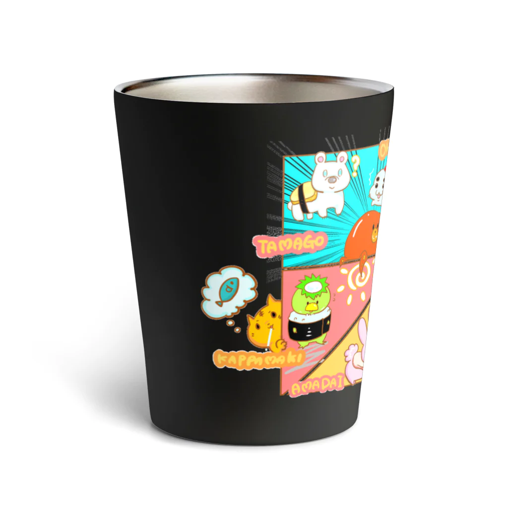 まめのき。のお寿司にゃん Thermo Tumbler