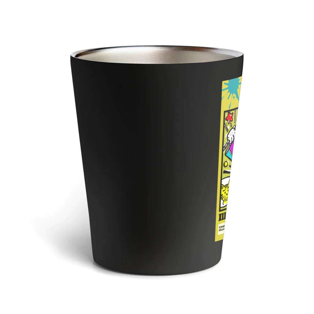 TOMMY★☆ZAWA　ILLUSTRATIONのロゴ。2021年。 Thermo Tumbler