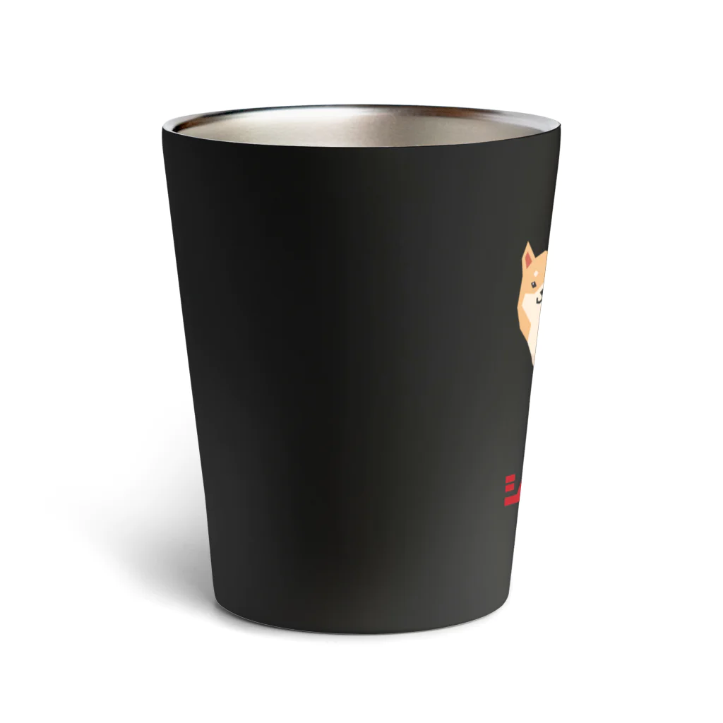 しばじるしデザインのシバホリック（赤） Thermo Tumbler