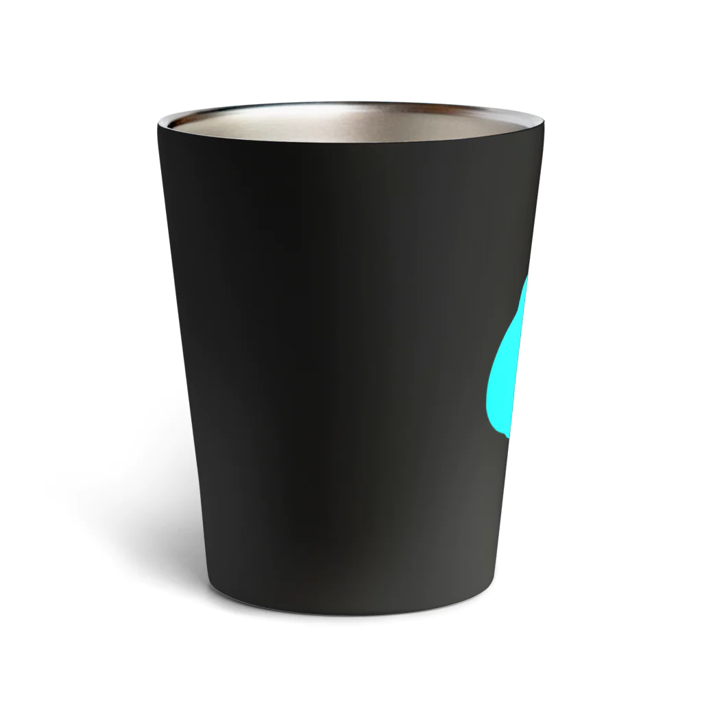 ほっぺぇた（頬平太）のしたたるウォンバット　水色 Thermo Tumbler