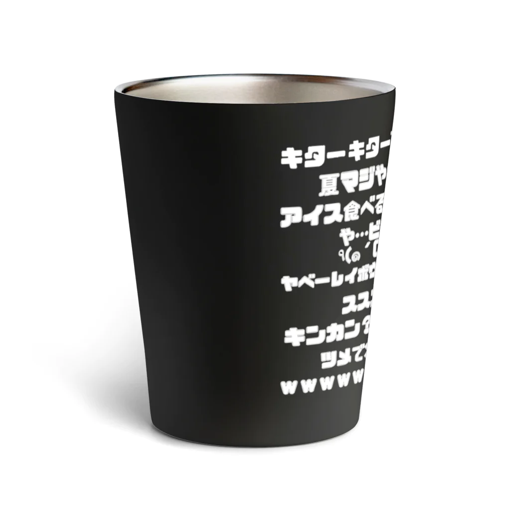 みにゃ次郎のニコ動風夏コメTシャツ Thermo Tumbler