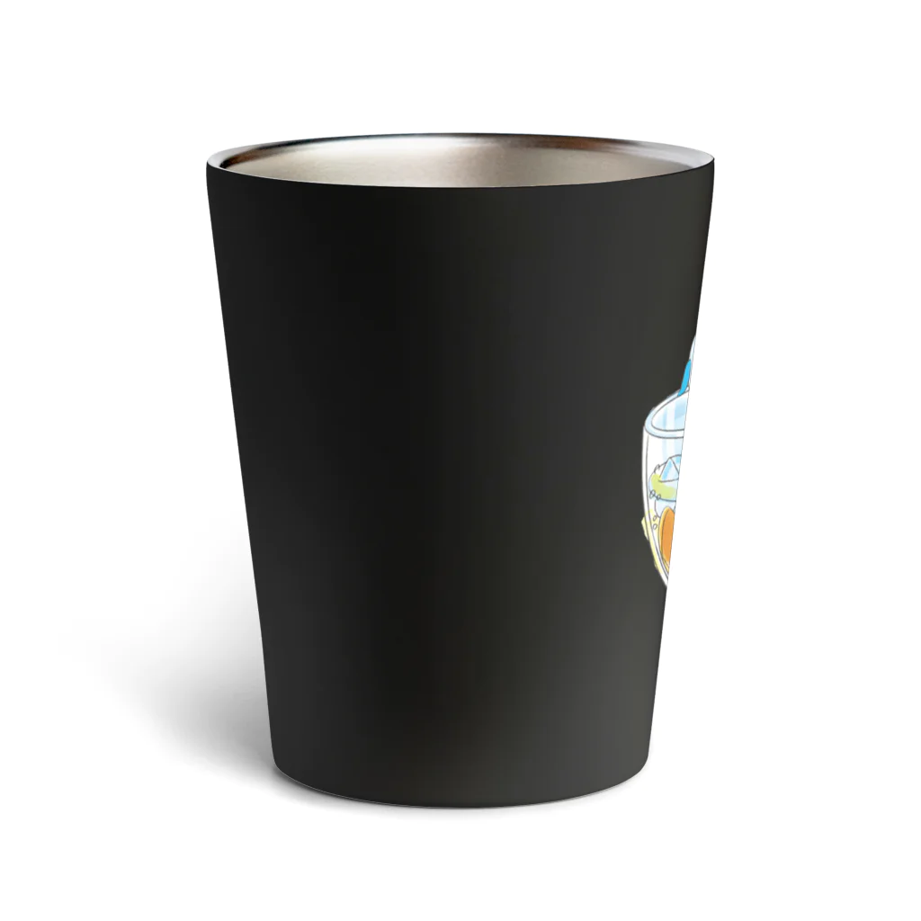 しじょるのペンギンとフルーツサワー Thermo Tumbler