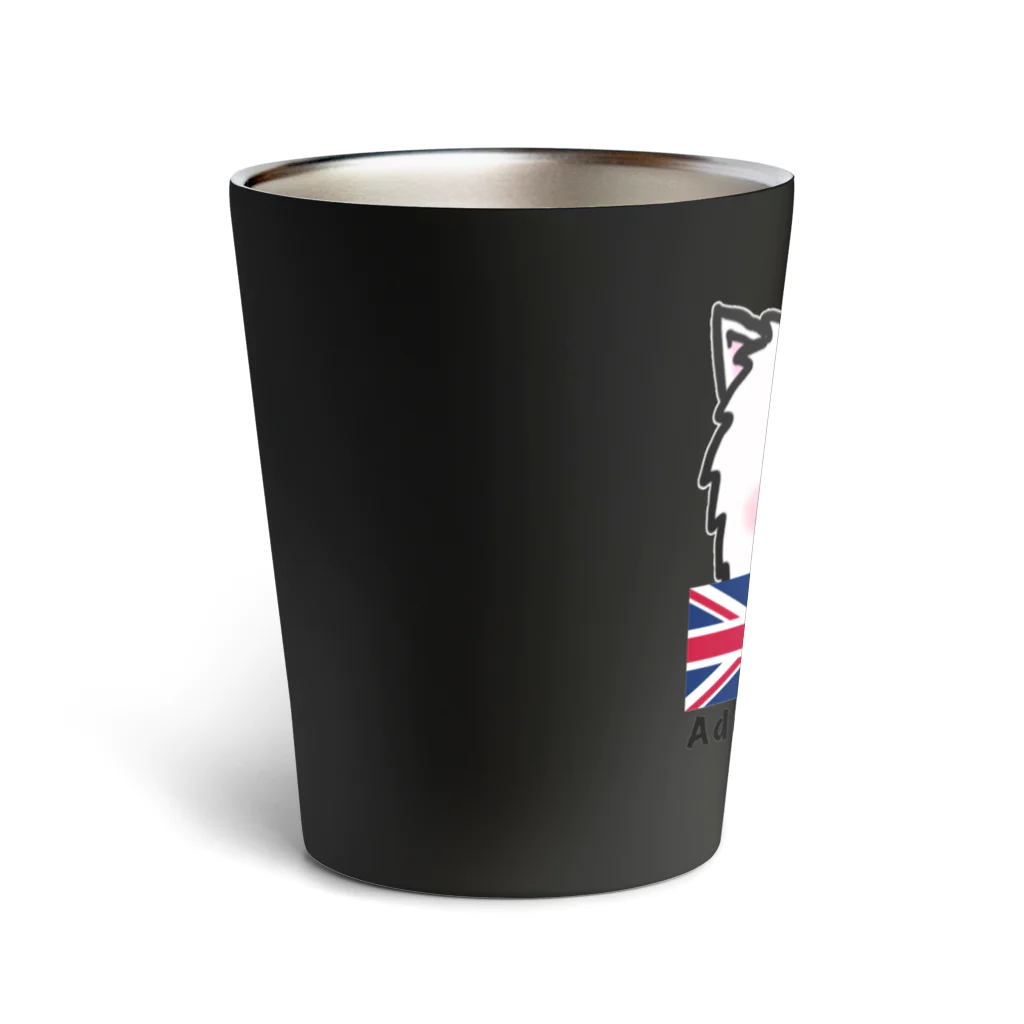 Kizplanning 「Sylph&Devil's」のしろいぬルッチー【Flag】 Thermo Tumbler