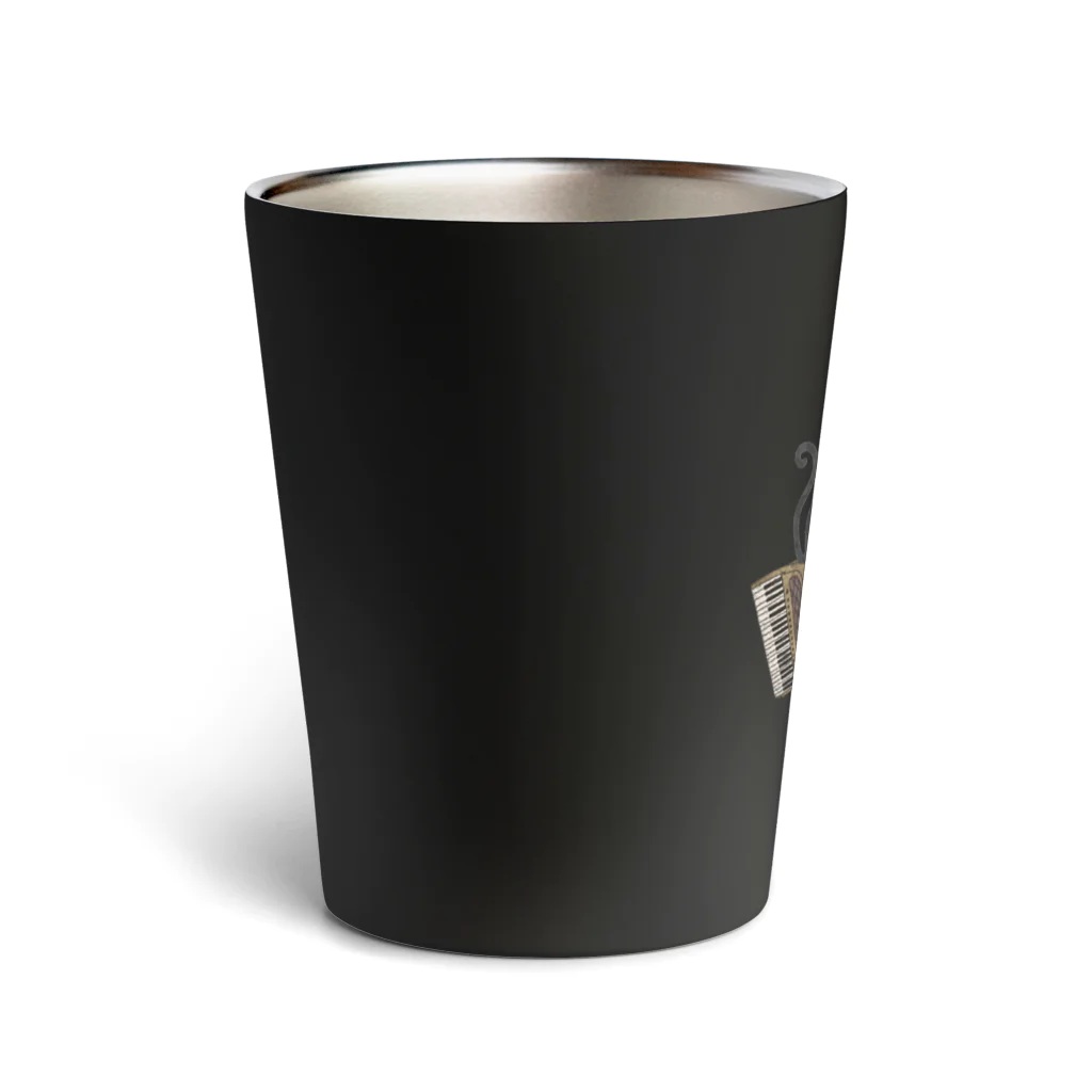 めいめい森のベルガットの猫降る夜 Thermo Tumbler