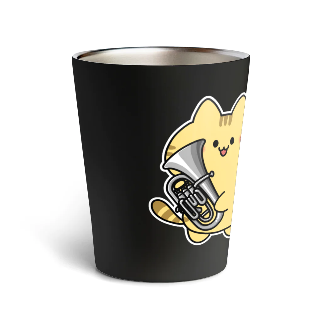  ふじねこ屋のユーフォニアム吹きのねこたち Thermo Tumbler