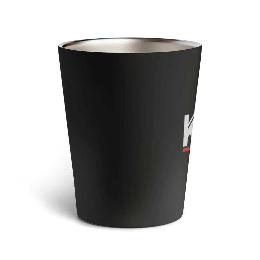 梵アオイは動かないのKIDSロゴタンブラー(ブラック) Thermo Tumbler