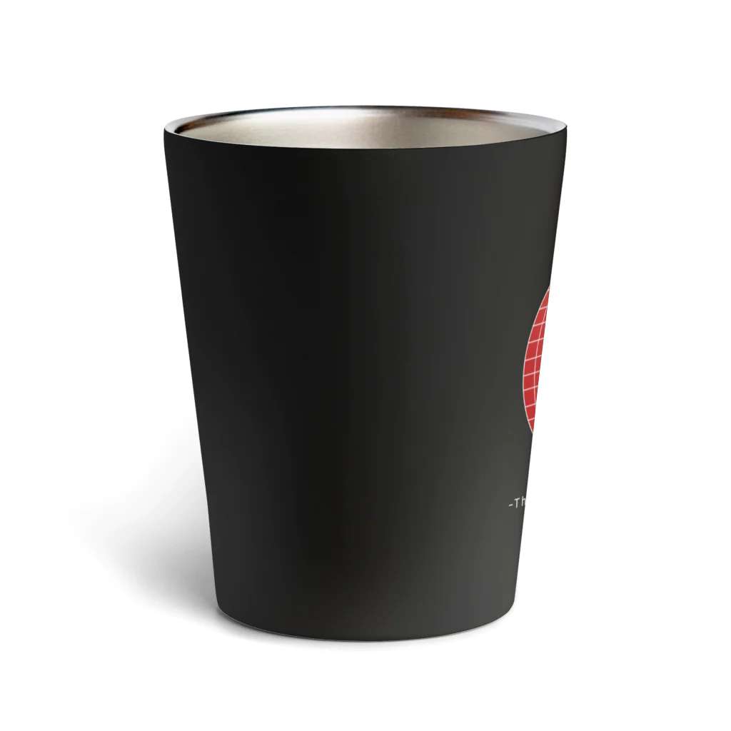 Makaroni_Zのお店の西半球 ブラック Thermo Tumbler