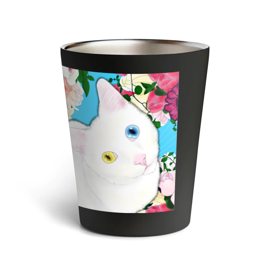 ことぶきのお店のみーちゃん&アオくん Thermo Tumbler