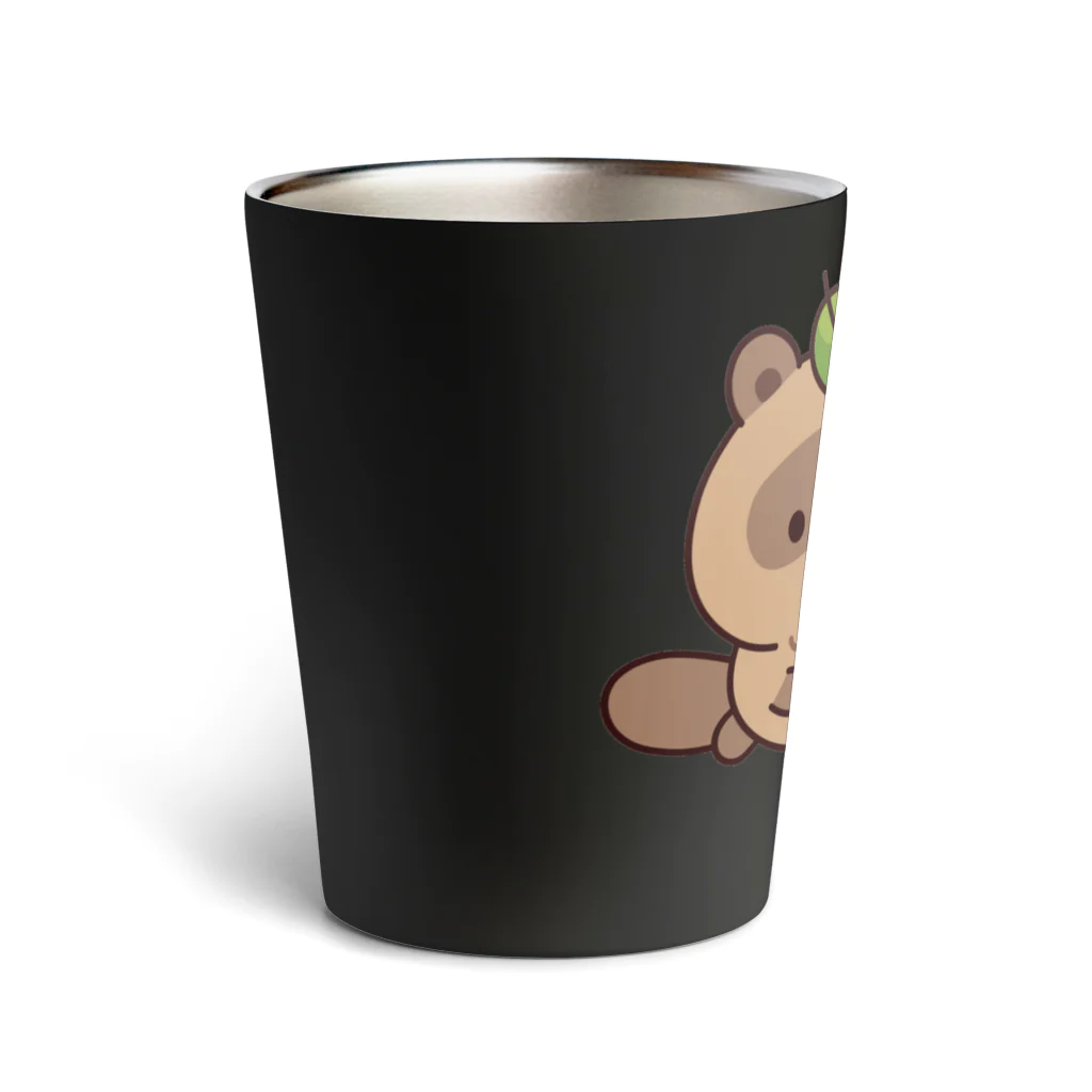 DECORのおはなしタヌキくん　なでなでver. Thermo Tumbler