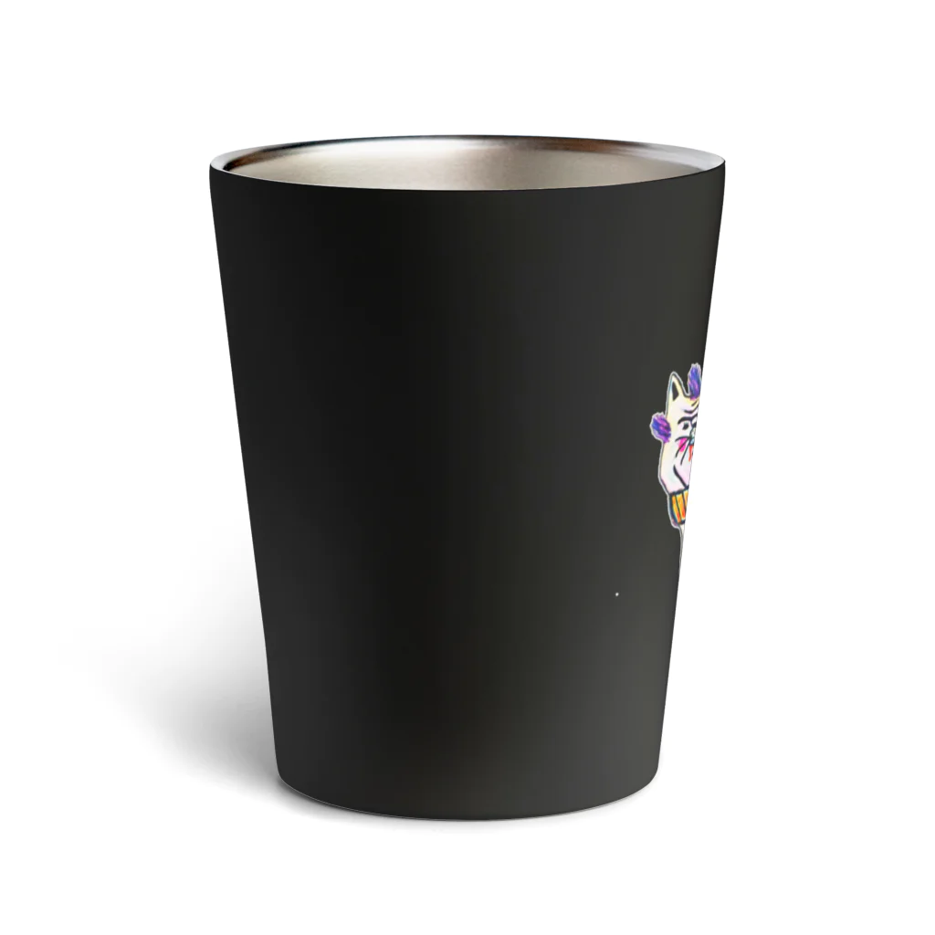 お味噌ちゃん👺LINEスタンプものねこビシャス&にゃんしー Thermo Tumbler