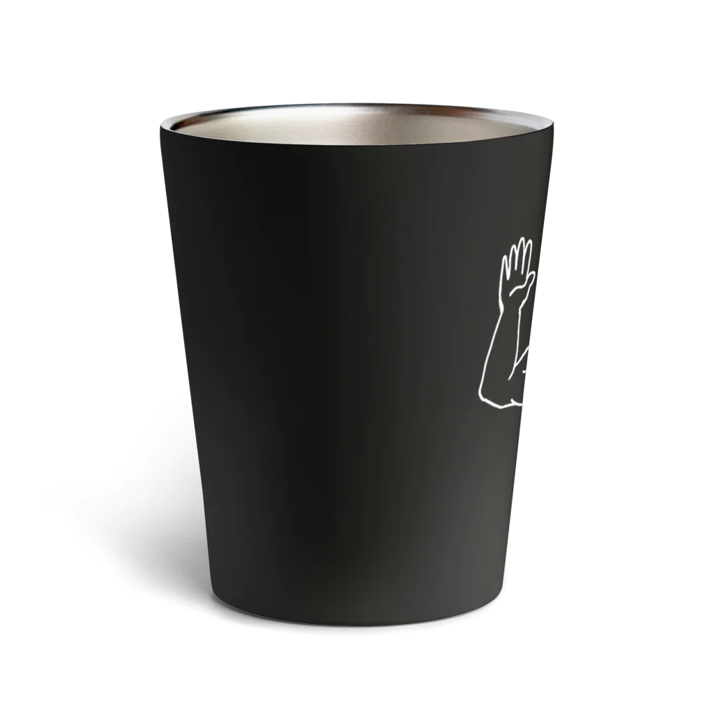 Andiamoのムキーーン（白） Thermo Tumbler