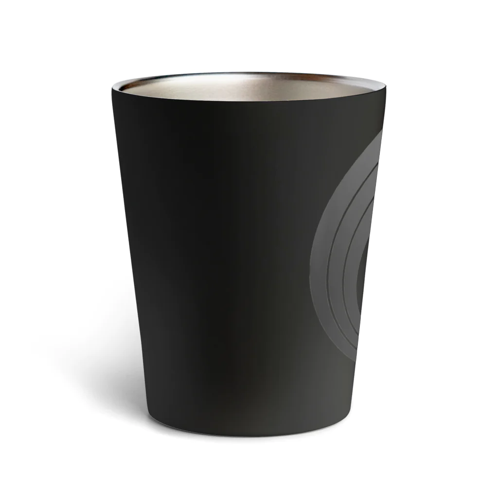 Ａ’ｚｗｏｒｋＳの熨斗輪に髑髏 薄墨（オリジナル家紋シリーズ） Thermo Tumbler