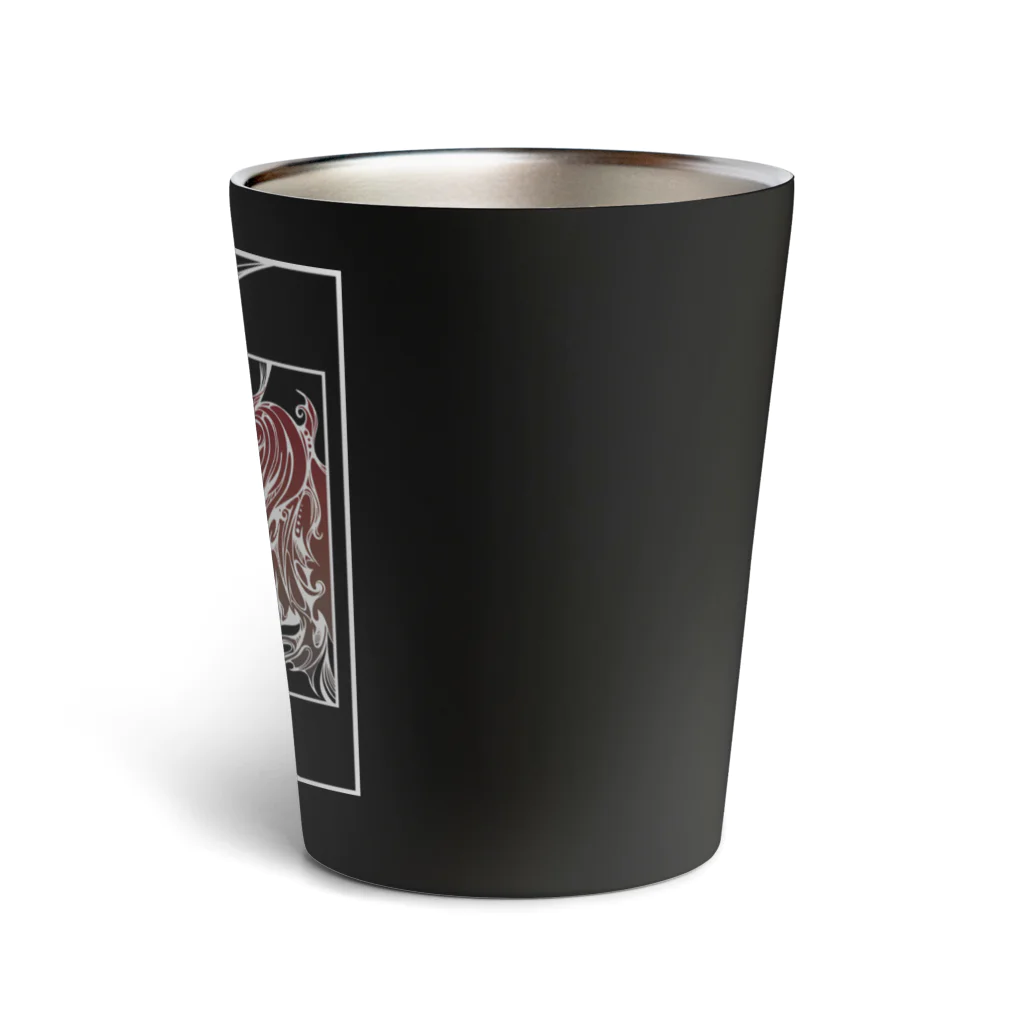 Tribal 70 Designのアマビエ_枠有り Thermo Tumbler