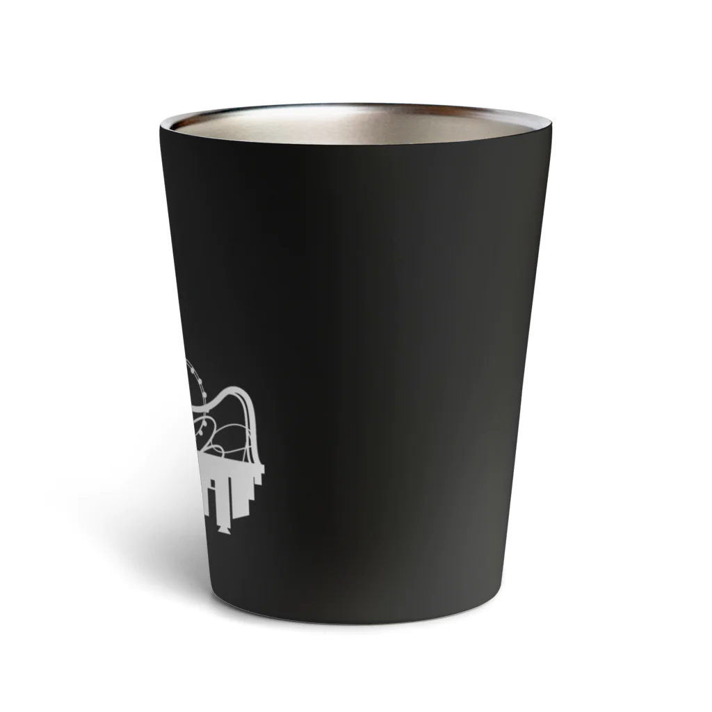 ASHINO official goodsのシティロゴ タンブラー 黒 Thermo Tumbler