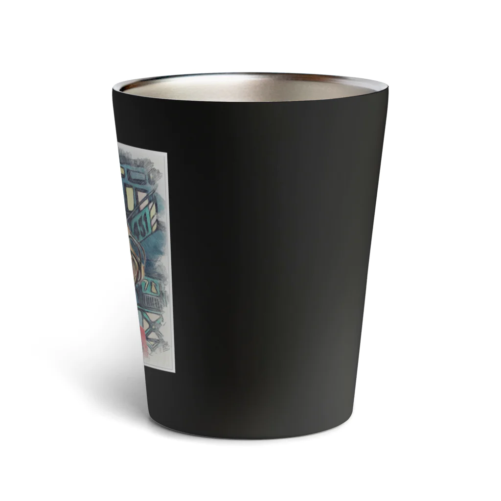 【ホラー専門店】ジルショップのアメリカン女性 Thermo Tumbler