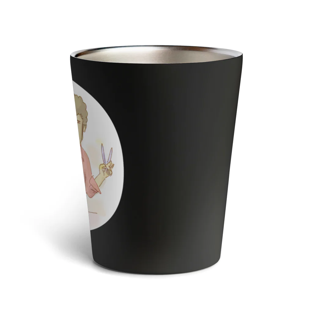 さくらもち市長のSUZURI商店の美容院 Thermo Tumbler