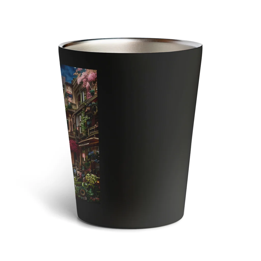 Kinpiragobohのスチームパンク植物世界 Thermo Tumbler